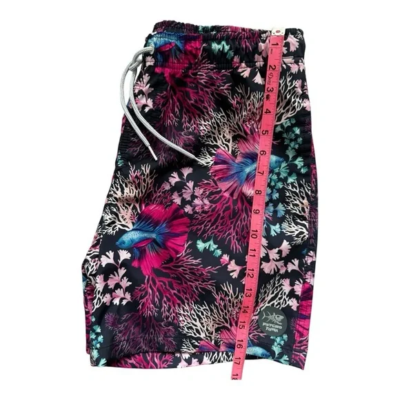 Psycho Tuna Tropical Swim Trunks – Men’s L – Coral Fish Print 🐠🌺 - Picture 3 of 6